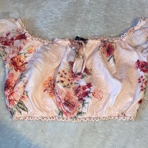 Floral crop top